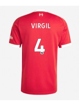 Liverpool Virgil van Dijk #4 Replika Hemmakläder 2025-26 Kortärmad